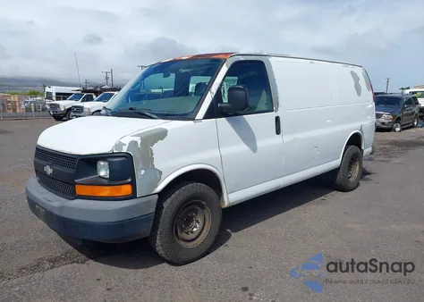 2009 Chevrolet Express 2500 Work Van from USA, damaged, VIN 1GCGG25C891142290